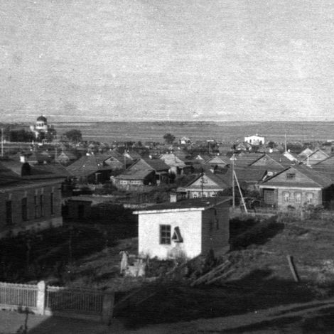 Вид от почты на Волгу. Фото Виктора Туртыгина кон.50-х