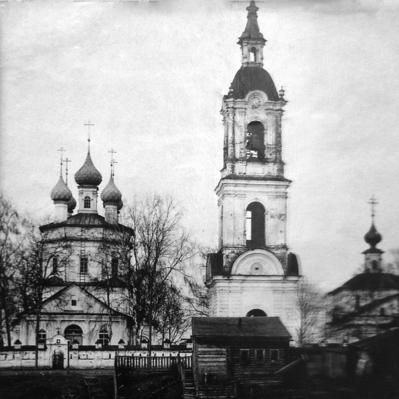 Церкви и колокольня Заречного прихода. 1912 г.