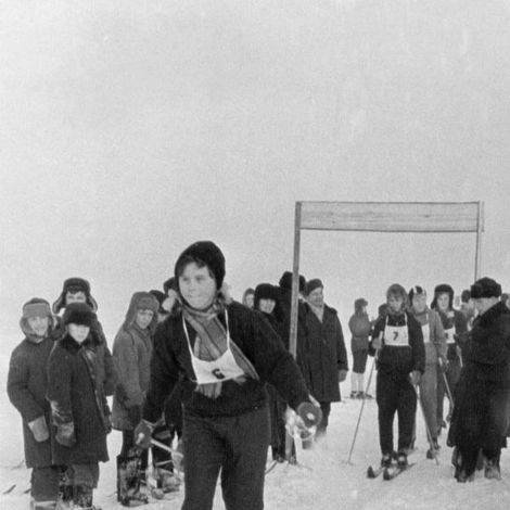Лыжные соревнования. 60-е годы XX века.